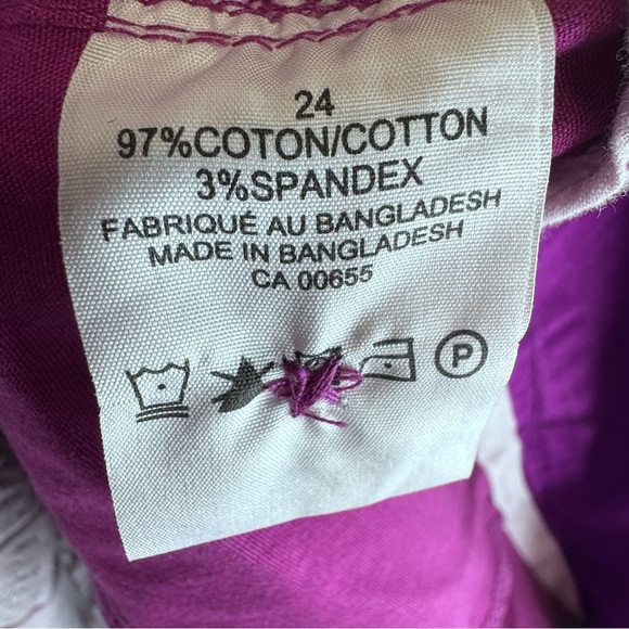 Pennington's Savvy Fit Pink Bermuda Pull on Shorts Size 24 NWT - Picture 6 of 6